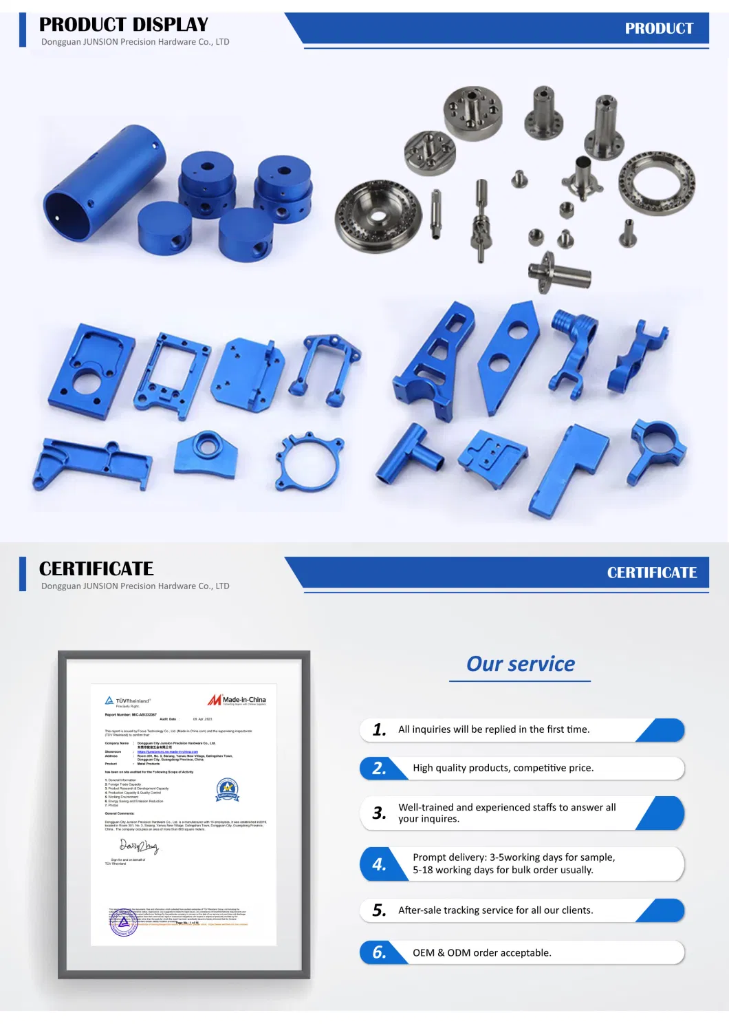 OEM Mechanical Equipment Parts CNC Machining High Precision Titanium Alloy Parts Processing